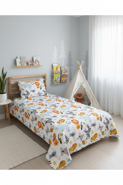 milroma Safari Animals Children's Pique