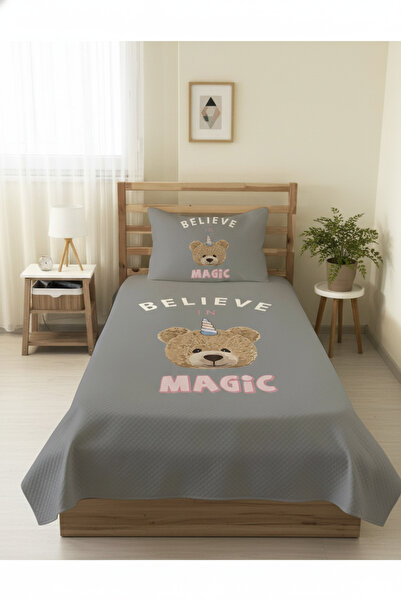 milroma Children's Pique with Cute Teddy Bear Design