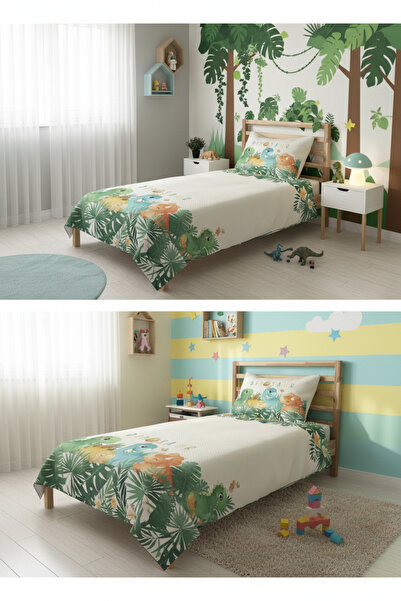 milroma Dinosaur World Children's Pique Set