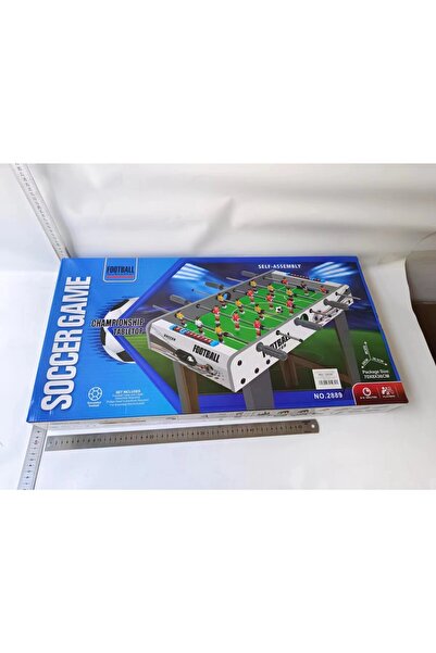 Flippy Flippy Football Table, 18 Players, 6 Handles, Scoreboard, Metal/Wood/ABS, 69x36.5x23 Cm, Multicolor