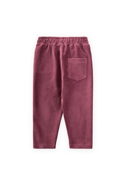 Cigit Fitilli Kadife Pantolon 1-8 Yaş Mürdüm