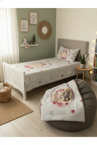 milroma Cute Rabbit Children's Pique Set