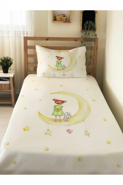 milroma Moon and Star Fairy Tale Pique