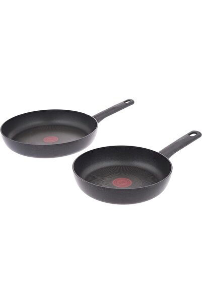 TEFAL Performance Plus 2-Piece Frying Pan Set 22/28 cm Non-Stick, Thermo-Spot, Induction Compatible