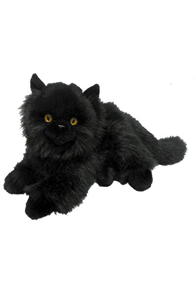 Other Smily Play Plush Toy Black Cat Lying 85135