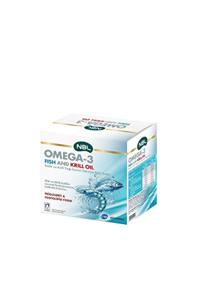 NBL Omega-3 Fish and Krill Oil 100 Kapsül