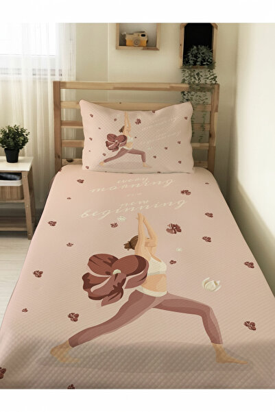 milroma Yoga Themed Pink Children's Pique