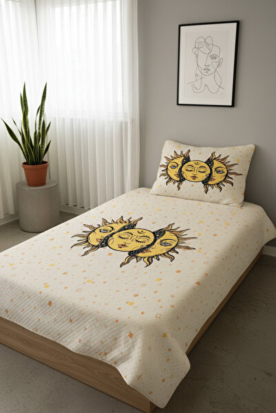 milroma Sun and Moon Patterned Children's Pique Set