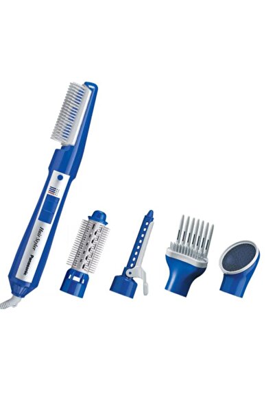 PANASONIC Panasonic Hair Styler with 5 Attachments, 650W, EH-8465 - Blue