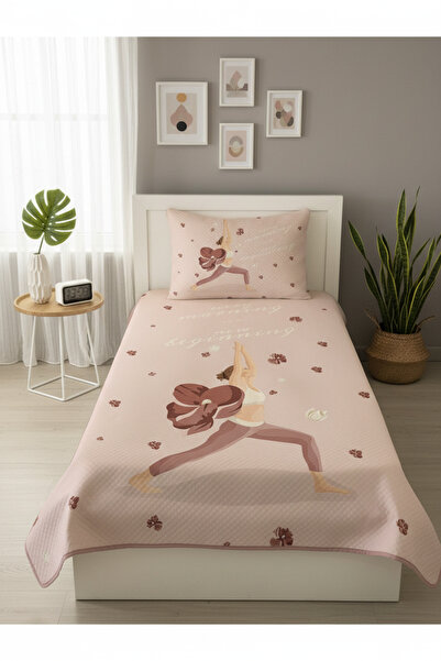 milroma Yoga Themed Pink Children's Pique