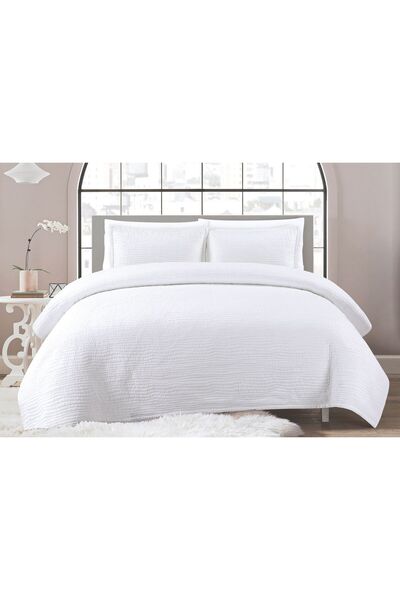 Bee Home Bed and Bath Dash | 100% Cotton Double 3-Piece Compressed Quilt | Black Friday