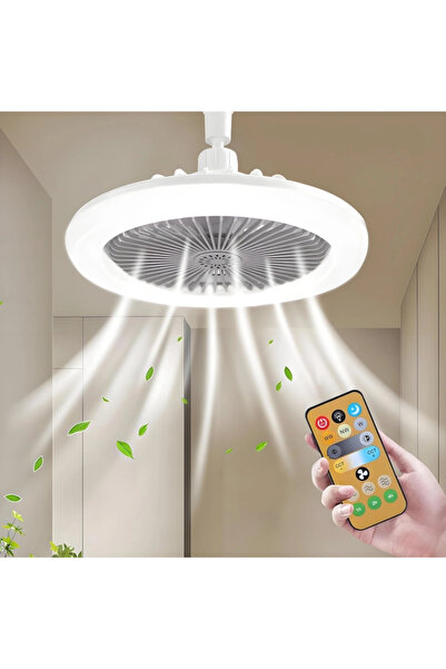 OEM LED ceiling lamp E27 30W with fan and remote control, 10 x 8 x 2 cm; 3.11 kg