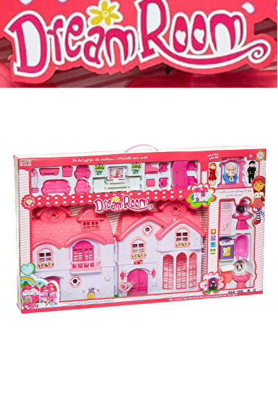 Pofika Dream Room Salon,Tv Unıtesi,Salıncak,Klima,Makyaj Aynası,Masa Sandalye Dev Oyun Evi