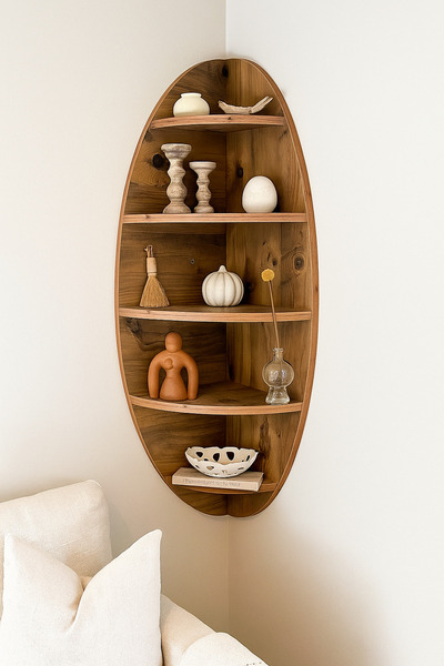 Tok-Co Dekoratif Köşe Rafı