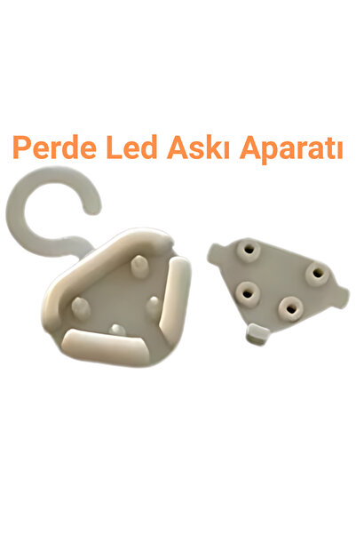Ema Dükkan Perde Led Askı Aparatı Perde Led Sabitleme Kancası Perde Led Monta...
