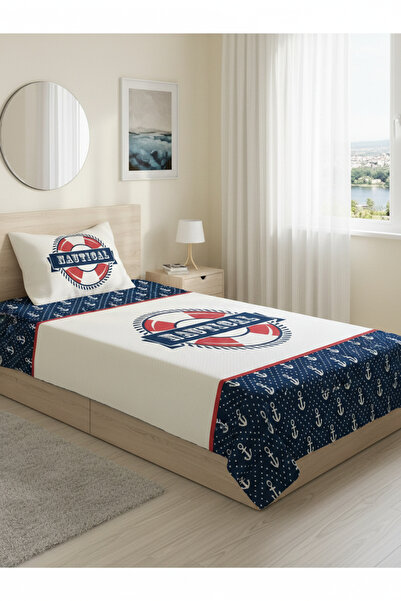 milroma Nautical Patterned Children's Pique Set