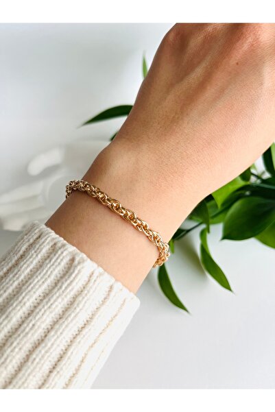 Fynbos Women's Rose Gold Chain Bracelet