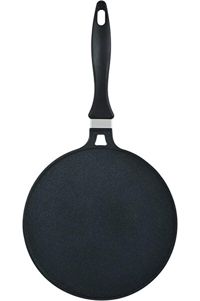 Prestige Flat Tawa 28 cm PR80954, Cast Iron, Black