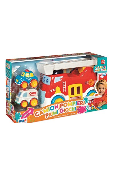 OEM RS Toys Fire Truck, with 2 vehicles, lights, sounds and melodies