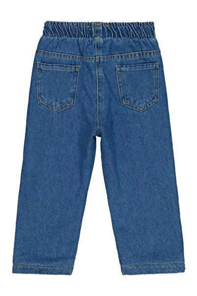 Civil Girls Cherry Embroidered 2-5 Years Old Pants - Blue 5-6 Years Old