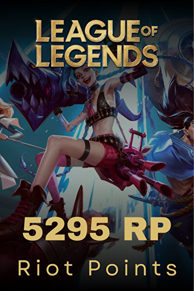 Riot Games League Of Legends 5295 RP Riot Points Cash