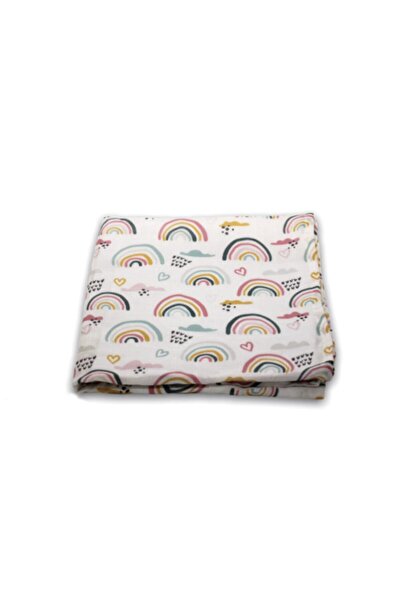 Mimiko Multi-Purpose 2-Layer Checkered Muslin Cover & Blanket 100% Cotton Gots Certified 120X120 cm