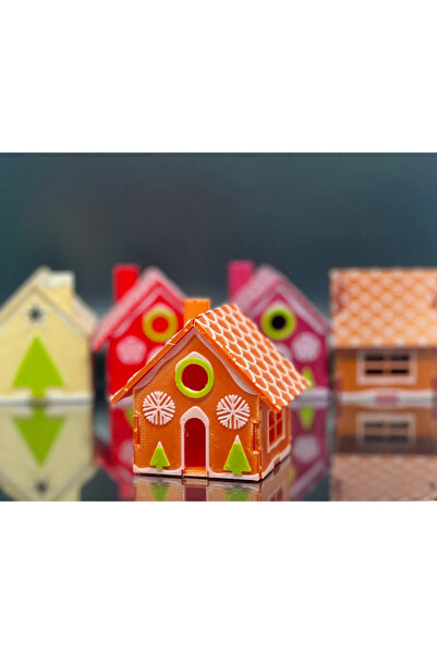 Minifab Yılbaşı gingerbread house tasarımlı kit kart