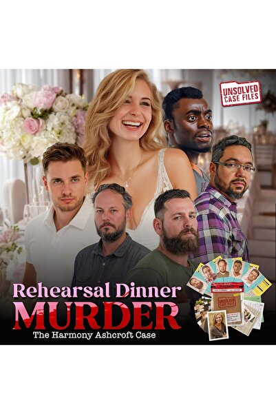 007 Unsolved Case Files – "Ashcroft, Harmony" Murder Mystery Detective Game (Paper, Multicolor)