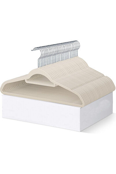 Metaimza Design Store 10 Adet kadife askı pantolon elbise yüksek kalite kadif...