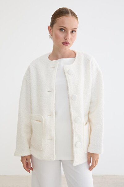 Parlabyayçe Beyaz Ceket