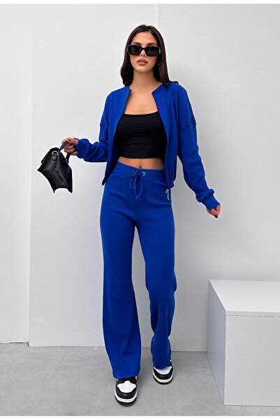 EYYE Camisole Pants Bomber Jacket Női alsó felső szett