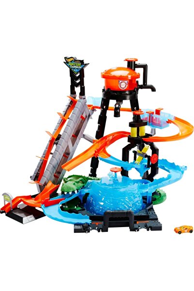 HOT WHEELS مجموعة ألعاب غسيل السيارات Ultimate Gator، متغيرة الألوان، متعددة ...