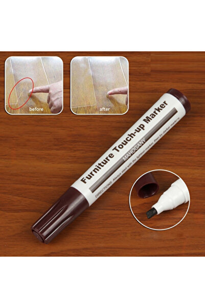G Glixicom Set of 6 Permanent Markers and 6 Wax Pencils for Scratch Correction on Furniture and Wood