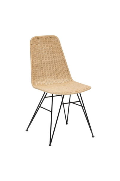 Atmosphera كرسي طعام من الخيزران بتصميم أنيق من ماي