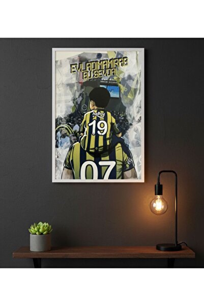 BuzzDesigns “Evladım Miras Bu Sevda – Fenerbahçe Posteri” (Çerçeveli)