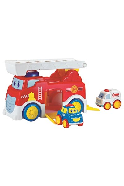OEM RS Toys Fire Truck, with 2 vehicles, lights, sounds and melodies