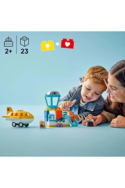 LEGO DUPLO First Time at the Airport (10443) - Educational Playset for Toddlers (2+)