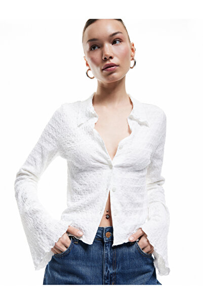 Koton Beige Women's Long Sleeve T-Shirt