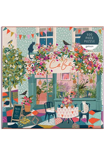 Galison Afternoon Tea 500-Piece Jigsaw Puzzle (20 x 20 in) - Floral Illustration by Victoria Ball