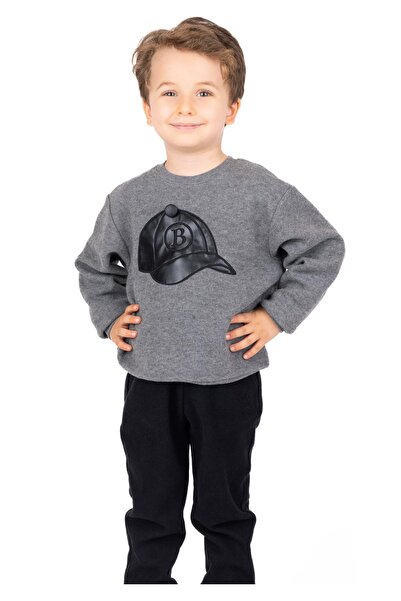 best kids Leather Appliqué Thessaloniki Fabric Sweatshirt