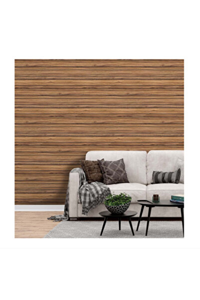 TodayShop Self-adhesive decorative grooved wallpaper - embossed oak wood look 60 cm x 2.48 m