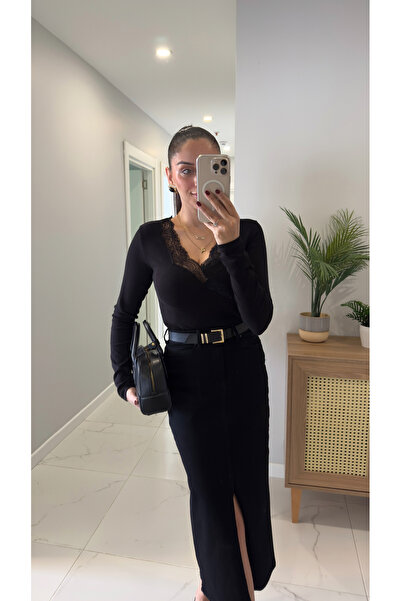 BİRCANÇİL Μπλούζα με δαντέλα Torera