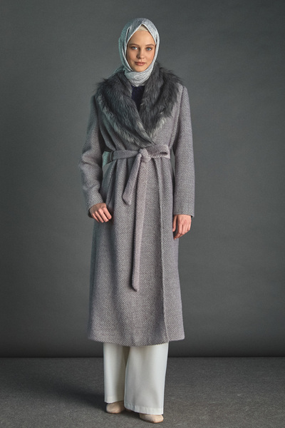 Setrms Çıkarılabilir Kürklü Kaban