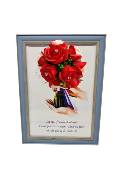 T&M Personalizare Tablou înrămat A4 (30x21 cm) - „Cea mai frumoasă epocă...” ...