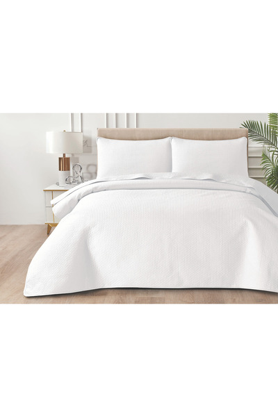 Bee Home Bed and Bath Button Bloom | 100% Cotton Double 3-Piece Compressed Duvet | Black Friday