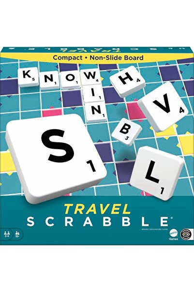 mattel Scrabble Travel Board Game - Ages 3 and Up