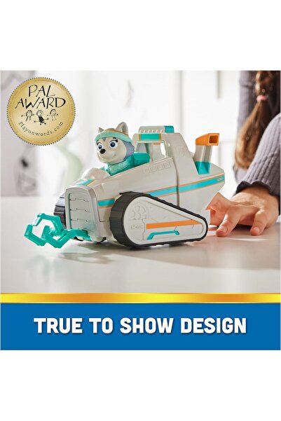 PAW PATROL Everest Snow Blue Vehicle with Everest Figure – Toy for Ages 3+