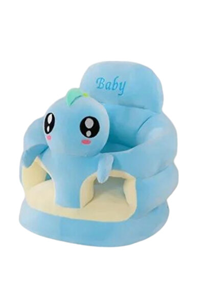 Krista Scaun înalt pentru bebeluși cu spătar și suport pentru picioare - Blue...