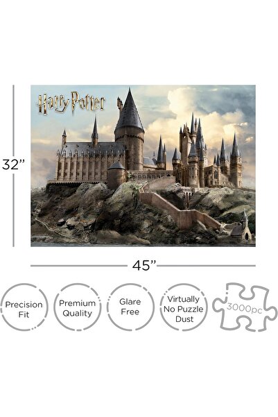 Aquarius Harry Potter Hogwarts Castle Jigsaw Puzzle (3000 pcs) 32×45 in