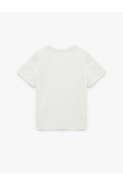 Koton Beige Women's Basic Oversized T-Shirt